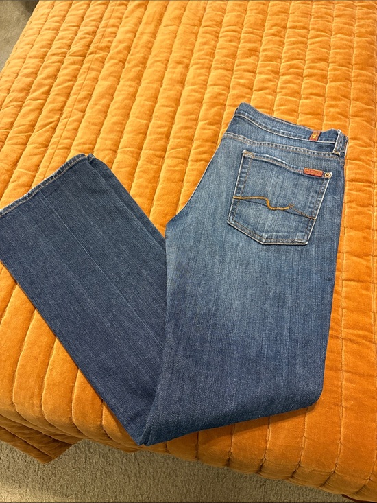 7 For All Mankind Denim - 7 For All Mankind- Women's Bootcut Jeans in Mid Blue - Classic Five-Pocket Style